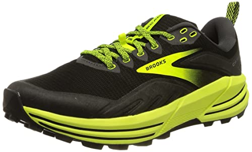 Brooks Cascadia 16, Zapatillas para Correr Hombre, Negro Verde, 45 EU