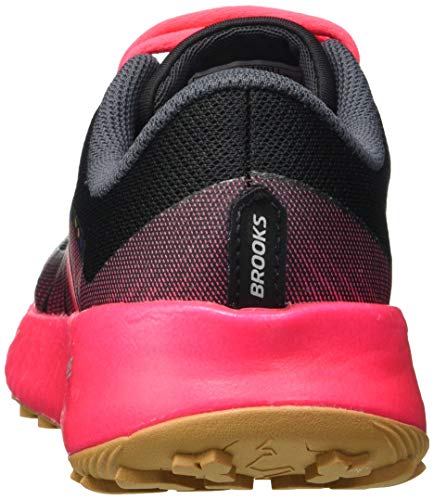 Brooks Catamount, Zapatillas para Correr Mujer, Negro y Rosa, 40.5 EU