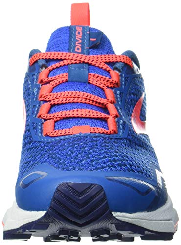 Brooks Divide, Zapatillas para Correr Mujer, Blue Sapphire/Blue/Coral, 44.5 EU