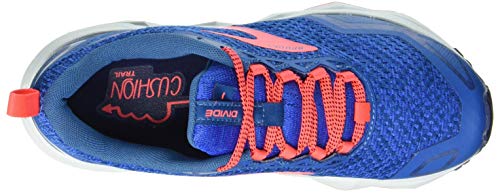 Brooks Divide, Zapatillas para Correr Mujer, Blue Sapphire/Blue/Coral, 44.5 EU