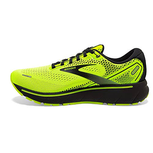 Brooks Ghost 14, Zapatillas para Correr Hombre, Verde Negro, 44 EU