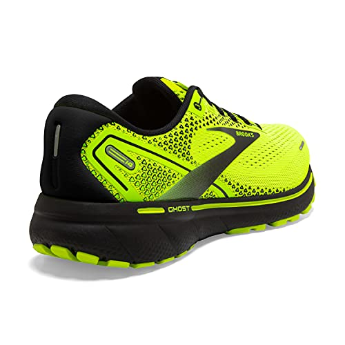 Brooks Ghost 14, Zapatillas para Correr Hombre, Verde Negro, 44 EU