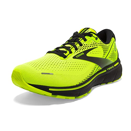 Brooks Ghost 14, Zapatillas para Correr Hombre, Verde Negro, 44 EU