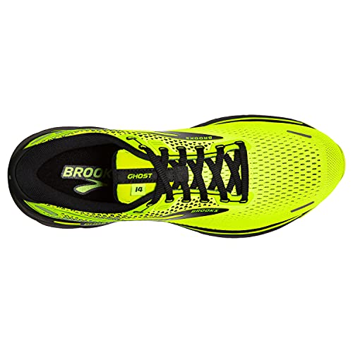 Brooks Ghost 14, Zapatillas para Correr Hombre, Verde Negro, 44 EU