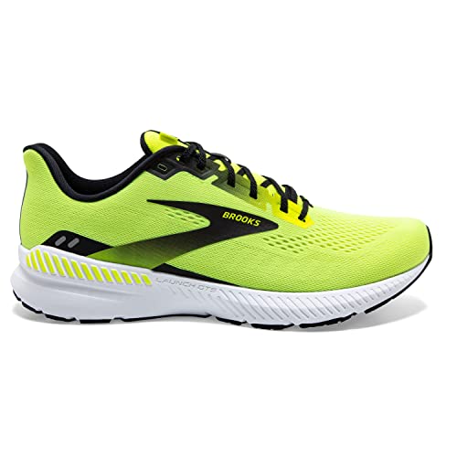 Brooks Launch GTS 8, Zapatillas para Correr Hombre, Nightlife Black White, 44 EU