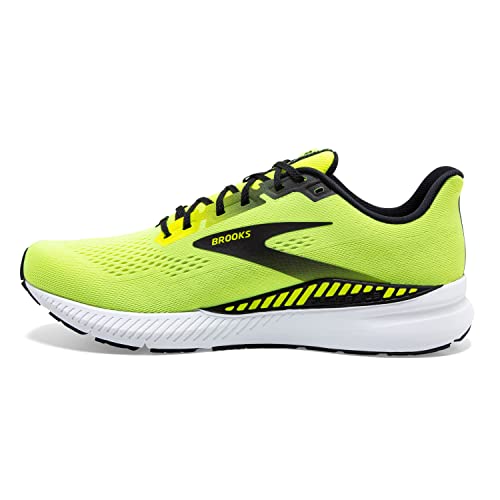 Brooks Launch GTS 8, Zapatillas para Correr Hombre, Nightlife Black White, 44 EU