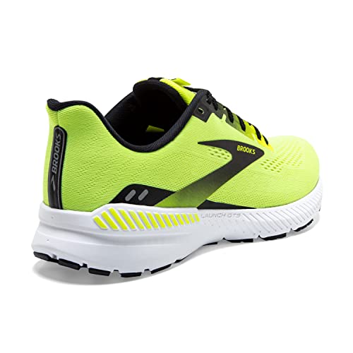 Brooks Launch GTS 8, Zapatillas para Correr Hombre, Nightlife Black White, 44 EU