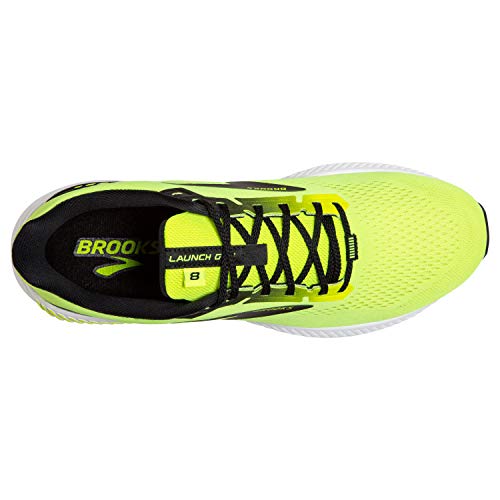 Brooks Launch GTS 8, Zapatillas para Correr Hombre, Nightlife Black White, 44 EU