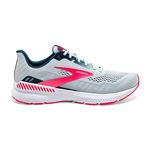 Brooks Launch GTS 8, Zapatillas para Correr Mujer, Ice Flow Navy Pink, 39 EU