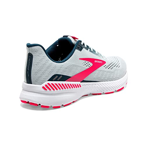 Brooks Launch GTS 8, Zapatillas para Correr Mujer, Ice Flow Navy Pink, 39 EU