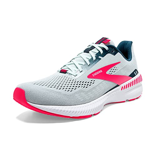 Brooks Launch GTS 8, Zapatillas para Correr Mujer, Ice Flow Navy Pink, 39 EU