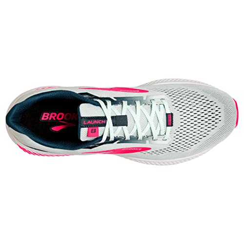Brooks Launch GTS 8, Zapatillas para Correr Mujer, Ice Flow Navy Pink, 39 EU