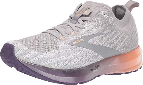 Brooks Levitate 3, Zapatilla de Correr Mujer, White Purple Cantaloupe, 40.5 EU