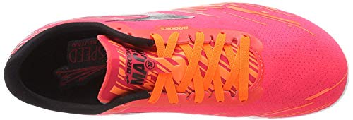 Brooks Mach 18, Zapatillas de Cross Mujer, Multicolor (Pink/Orange/Black 667), 44 EU