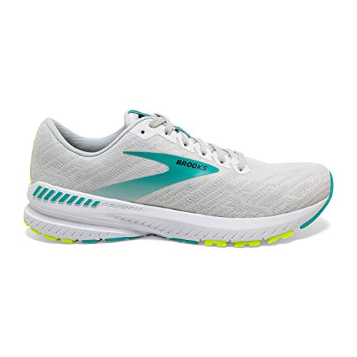 Brooks Ravenna 11, Zapatillas para Correr Mujer, White/Nightlife/Atlantis, 36 EU