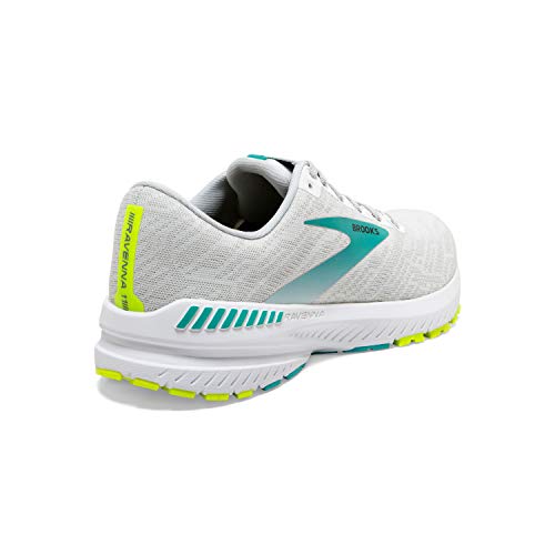 Brooks Ravenna 11, Zapatillas para Correr Mujer, White/Nightlife/Atlantis, 36 EU