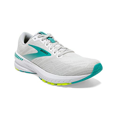 Brooks Ravenna 11, Zapatillas para Correr Mujer, White/Nightlife/Atlantis, 36 EU