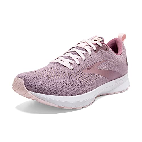 Brooks Revel 4, Zapatillas para Correr Mujer, Almond/Metallic/Primrose, 36.5 EU