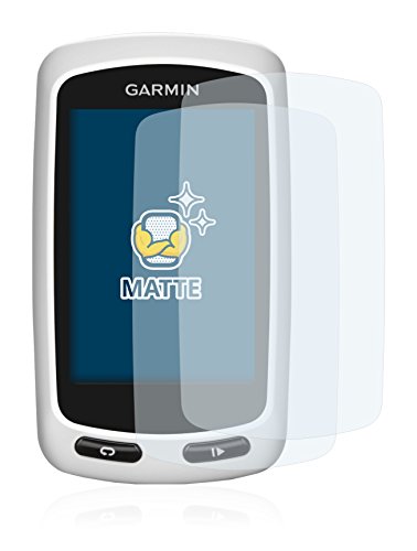 BROTECT Protector Pantalla Anti-Reflejos Compatible con Garmin Edge Touring Plus (2 Unidades) Película Mate Anti-Huellas