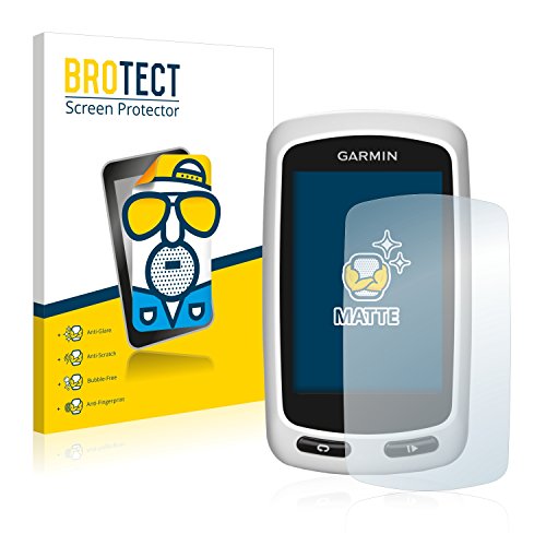 BROTECT Protector Pantalla Anti-Reflejos Compatible con Garmin Edge Touring Plus (2 Unidades) Película Mate Anti-Huellas