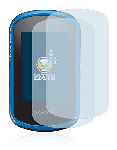 BROTECT Protector Pantalla Anti-Reflejos Compatible con Garmin eTrex Touch 25 (2 Unidades) Película Mate Anti-Huellas