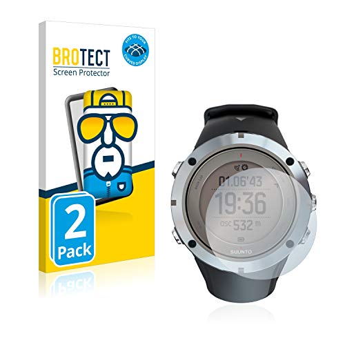 BROTECT Protector Pantalla Completa Compatible con Suunto Ambit3 Peak Sapphire (2 Unidades) 3D Curvo