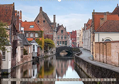 Bruges and Ghent, a photographic city tour in Flanders. (Premium, hochwertiger DIN A2 Wandkalender 2022, Kunstdruck in Hochglanz): This photo calendar ... and Bruges (Monthly calendar, 14 pages )