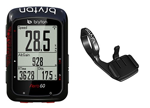 Bryton Aero 60E GPS para Ciclismo, Unisex Adulto, Negro, Única