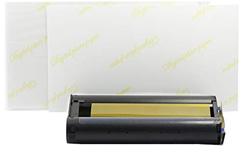 Bubprint Cartucho de Tinta + Papel fotográfico Compatible con Canon KP-36IP KP-36IN para Selphy CP1300 CP1000 CP1200 CP300 CP510 CP740 CP760 CP780 CP800 CP900