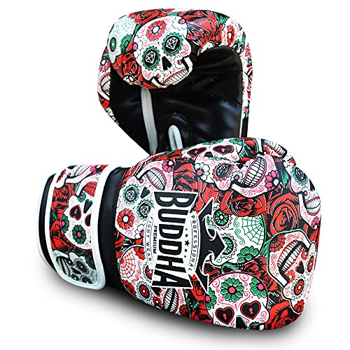 Buddha Fight Wear Guantes de Boxeo Mexican Premium Rojos