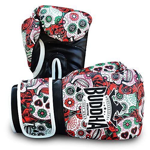 Buddha Fight Wear Guantes de Boxeo Mexican Premium Rojos