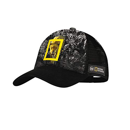 Buff Howey Gorra Trucker National Geographic, Adultos Unisex, Negro, L/XL