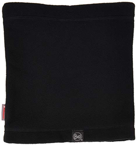 Buff Solid Calentador Cuello Polar, Unisex niños, Negro, Talla única