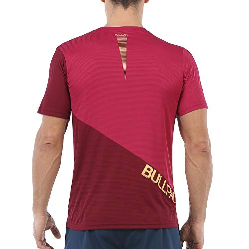 Bullpadel Camiseta Chamois, Hombre, Vino Burdeos, 2XL