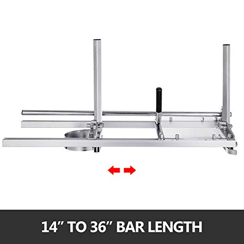 BuoQua Planta de Motosierra Fresado de Tablones 14"a 36", Molino de Cadena de Aluminio de Acero, Barra de Corte de Madera para Propietarios de Viviendas Trabajadores de la Madera