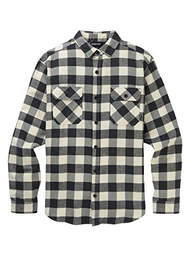 Burton Brighton Camiseta De Franela, Hombre, Canvas Heather Buffalo Plaid, M