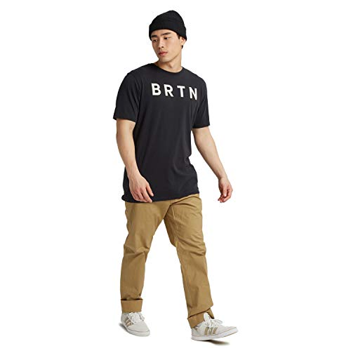 Burton Brtn Camiseta, Hombre, True Black, S