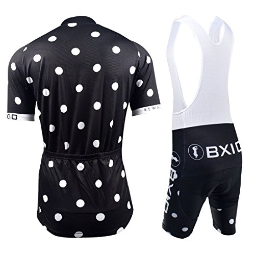 BXIO Las Mujeres Ropa de Ciclo MTB Maillots Negro Grande