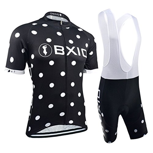 BXIO Las Mujeres Ropa de Ciclo MTB Maillots Negro Grande