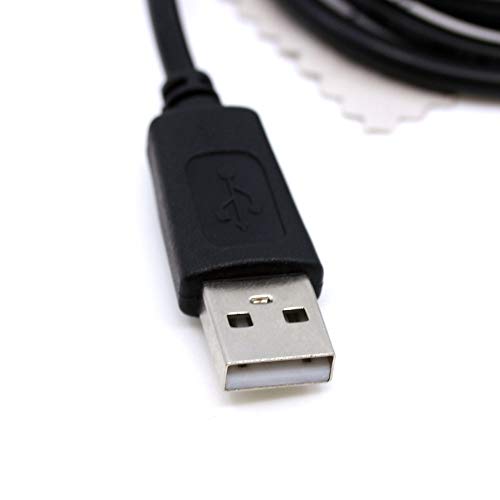 Cable de Datos USB Compatible con Garmin Edge 820, Edge 830, Edge Explore, Edge Explore 1000, Edge Explore 820, Edge 130 Plus Micro USB, 1 m, con paño de Limpieza de Pantalla Mungoo