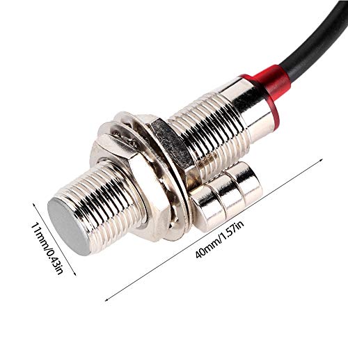 Cable del sensor KIMISS Cable del sensor del odómetro del velocímetro digital de la motocicleta con 3 imanes para el velocímetro del odómetro digital de la motocicleta