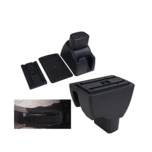 Caja Apoyabrazos Coche para Hyundai Xcent Car Center Console Reposabrazos USB Caja De Almacenamiento con Portavasos Cenicero Apoyabrazos Central Automóvil