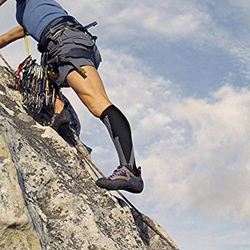 Calcetines de Compresión para Hombre y Mujer 20-30 mmHg Deporte Rendimiento Varices circulación sanguínea recuperación Embarazo Enfermeras calambres en Las piernas