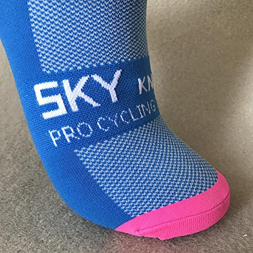 Calcetines, para exteriores, ciclismo, pies izquierdo y derecho, de rayas puntiagudos, para baloncesto, para hombres, mujeres neutral.masculino y femenino