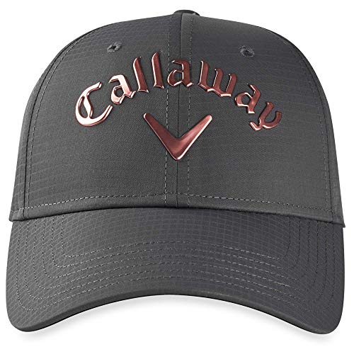 Callaway Golf Liquid Metal 2020 Gorra Unisex-Adult, Carbone/Oro, Talla única