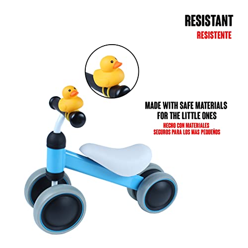 Calma Dragon Triciclo GDKTP01,Bicicleta sin Pedales para Bebes Niños Niñas, Correpasillos para Bebes, Bici para niños y niñas Ruedas Anchas, Juguete Ideal 1 y 2 años (Azul)