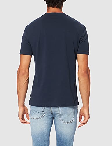 Calvin Klein Chest Box Logo T-Shirt, Camiseta para Hombre, Azul (Calvin Navy), M
