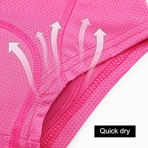 Calzoncillos Ciclismo Mujer,Secado Rápido Culotte Bike,Badana Ciclismo,Transpirable Culote Corto Ciclismo,3D Gel Cullote Ciclismo,Culotte Ciclismo,para MTB Bicicleta Pantalones(Size:S,Color:black*2)