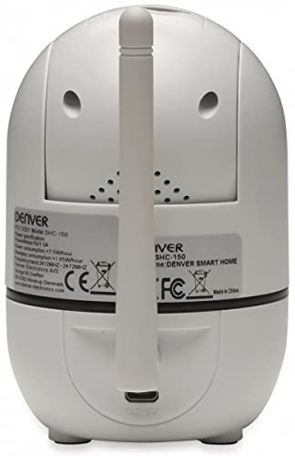 Cámara IP / WiFi Interior. Denver SHC-150. Sensor CMOS de 1Mpixel - Compatible con Tuya. Infrarrojos para Uso Nocturno.