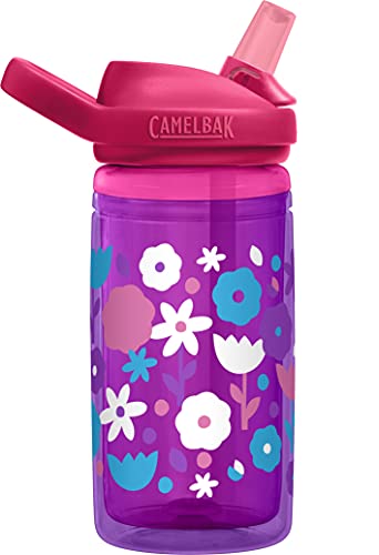 Camelbak Botellas aisladas para niños Eddy, Flower Power, 0.4 litros/14 onzas